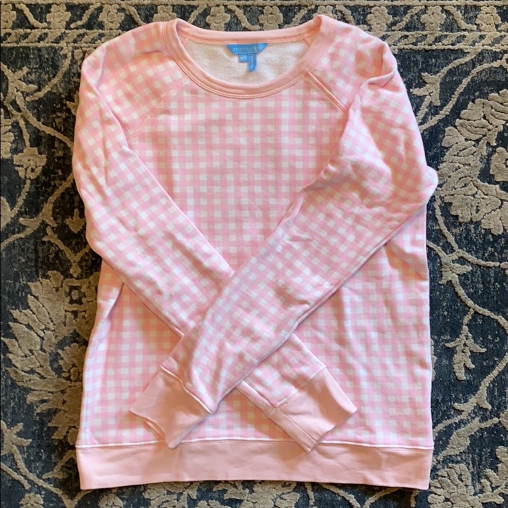 Draper James Gingham Sweatshirt